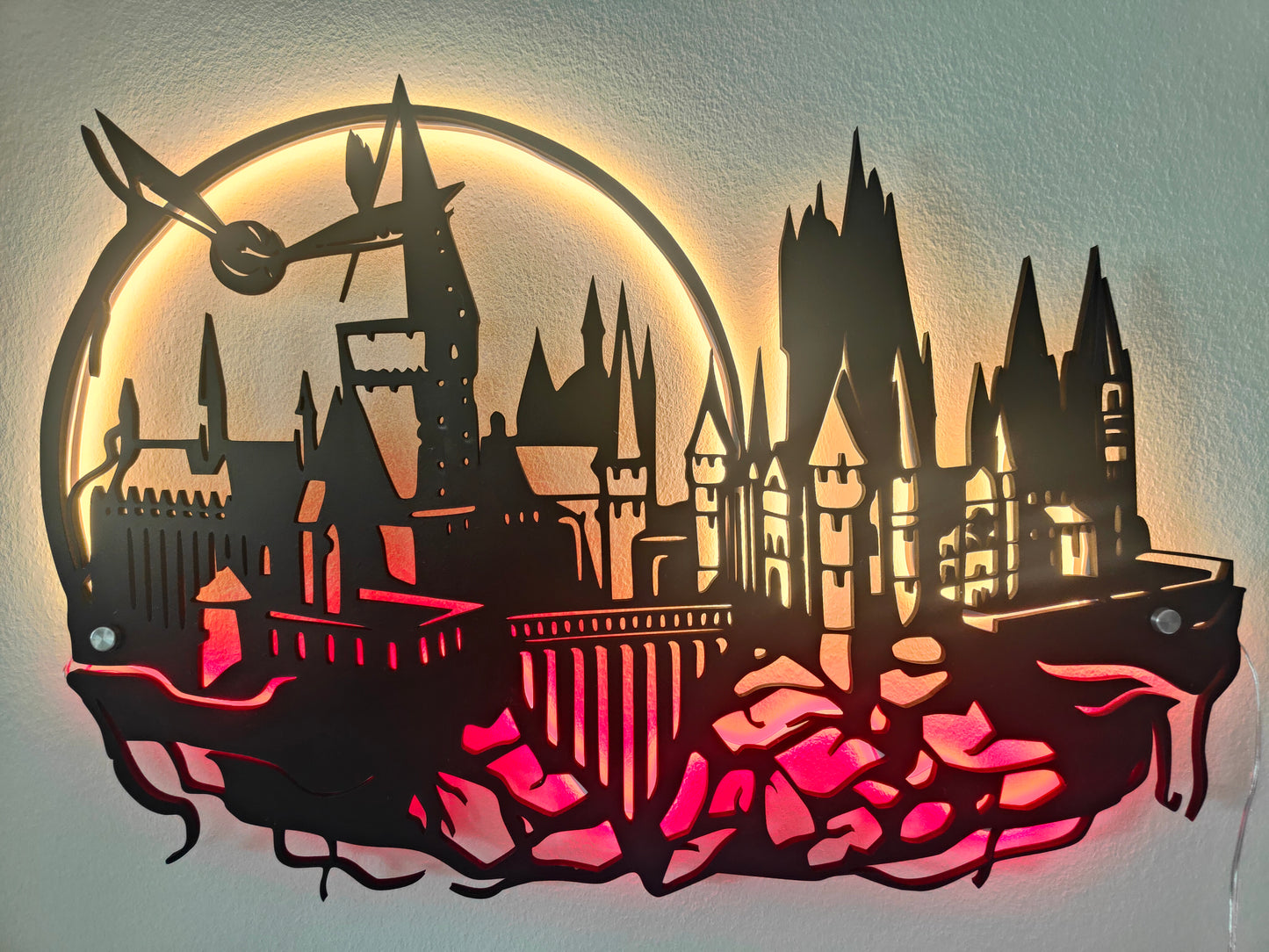 QUADRO LED - Harry Potter - Castello Harry Potter