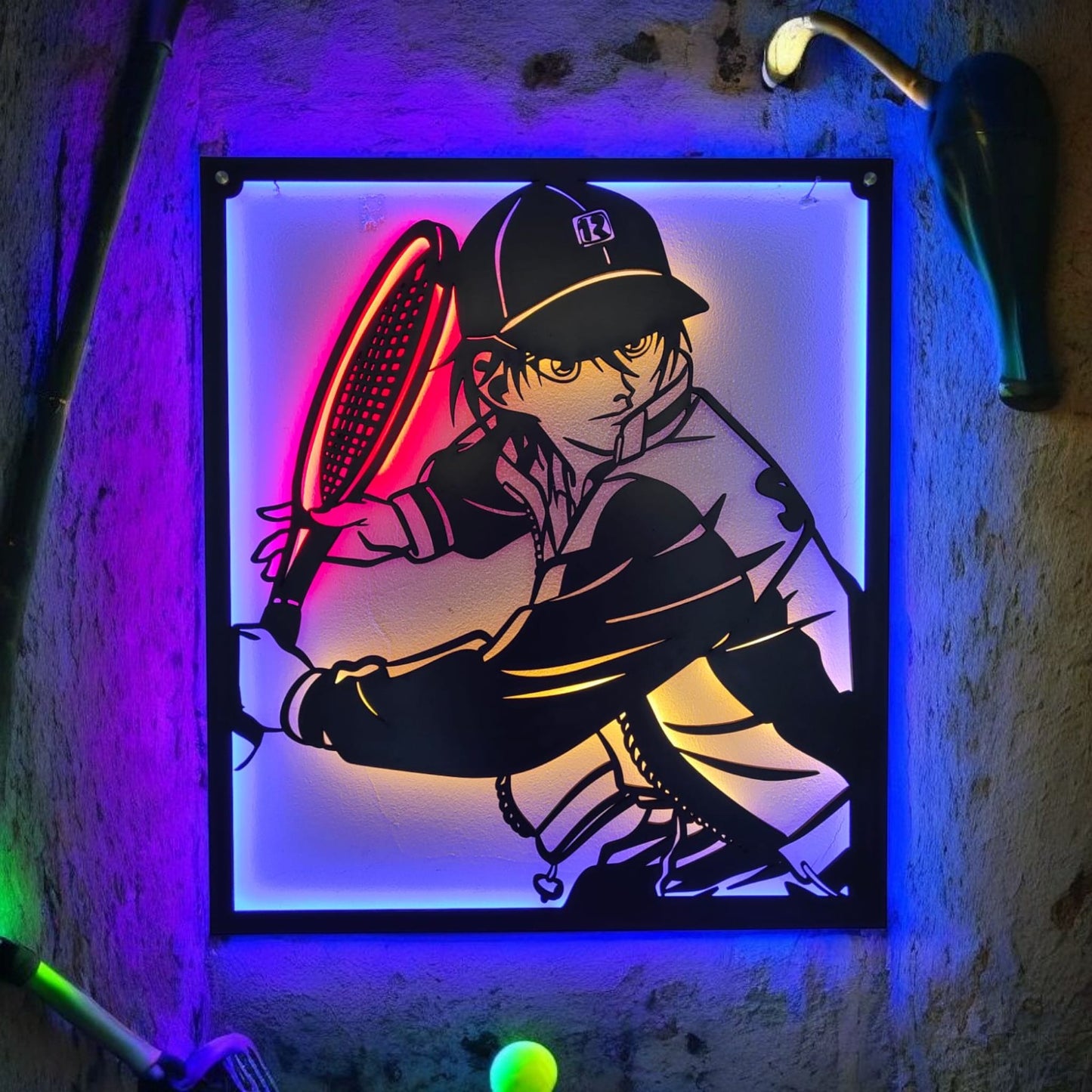 QUADRO ANIME LED - IL PRINCIPE DEL TENNIS - RYOMA ECHIZEN