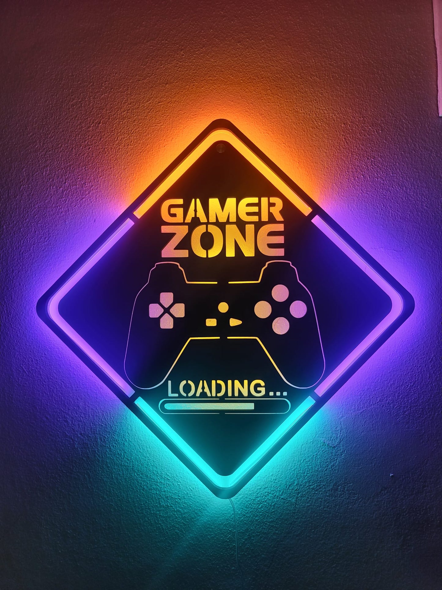 QUADRO LED -GAMER ZONE