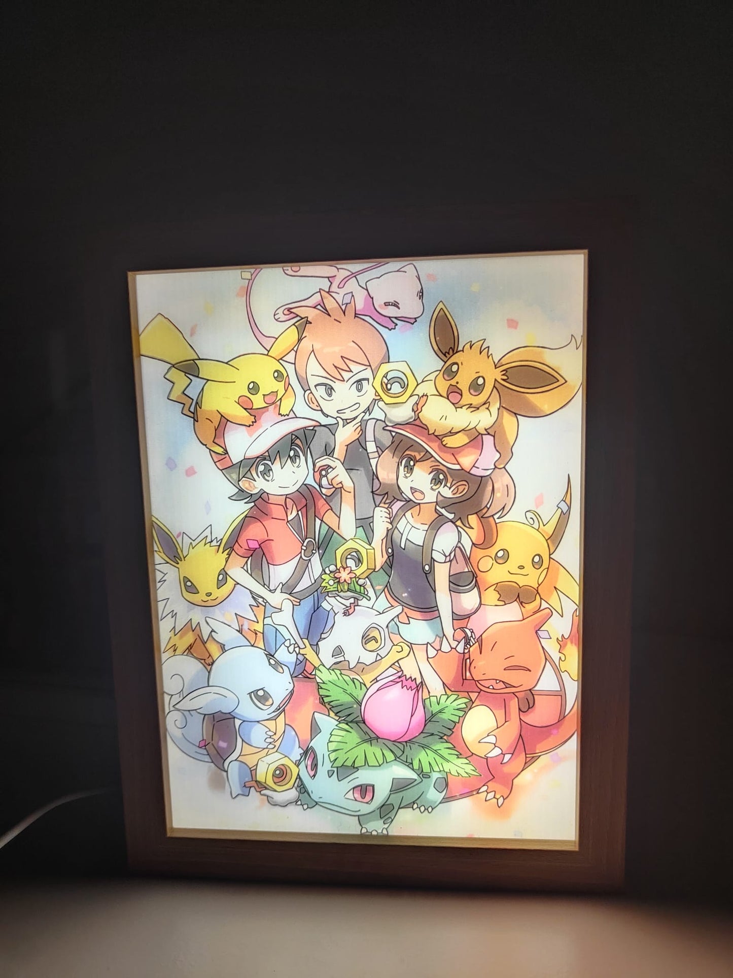 Cornice Luminosa Led Pokemon