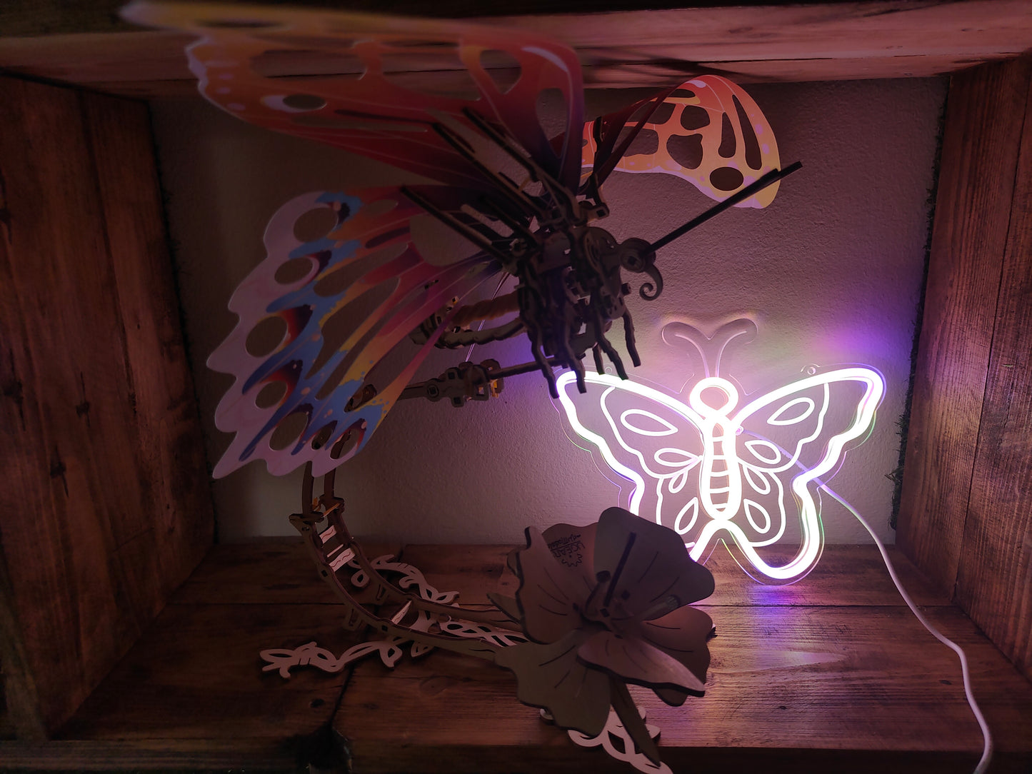 Farfalla - Insegna al neon Led