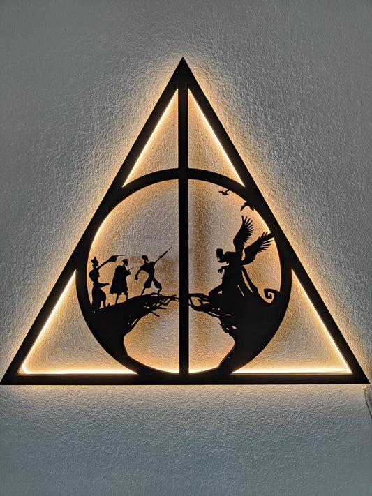 QUADRO LED - Harry Potter - I doni della morte