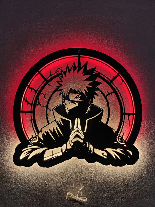 QUADRO LED LAMPADA ANIME - NARUTO