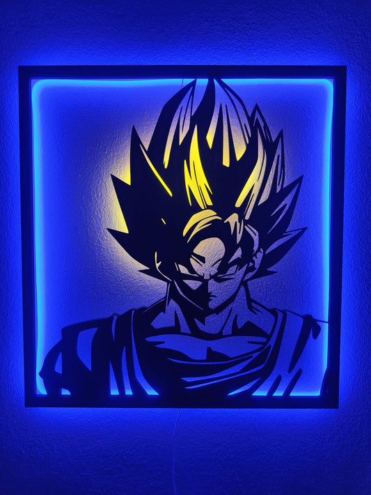 QUADRO LED - GOKU - DRAGON BALL