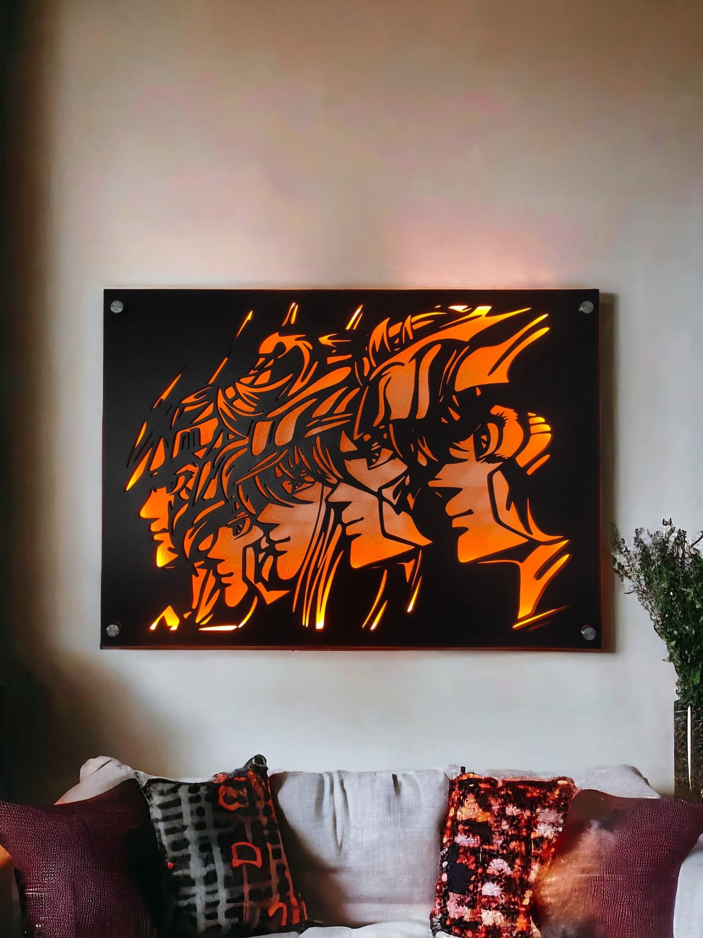 QUADRO LED  -  I CAVALIERI DELLO ZODIACO