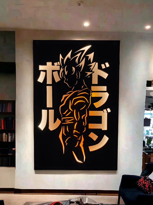 QUADRO LED - DRAGON BALL - SON GOKU