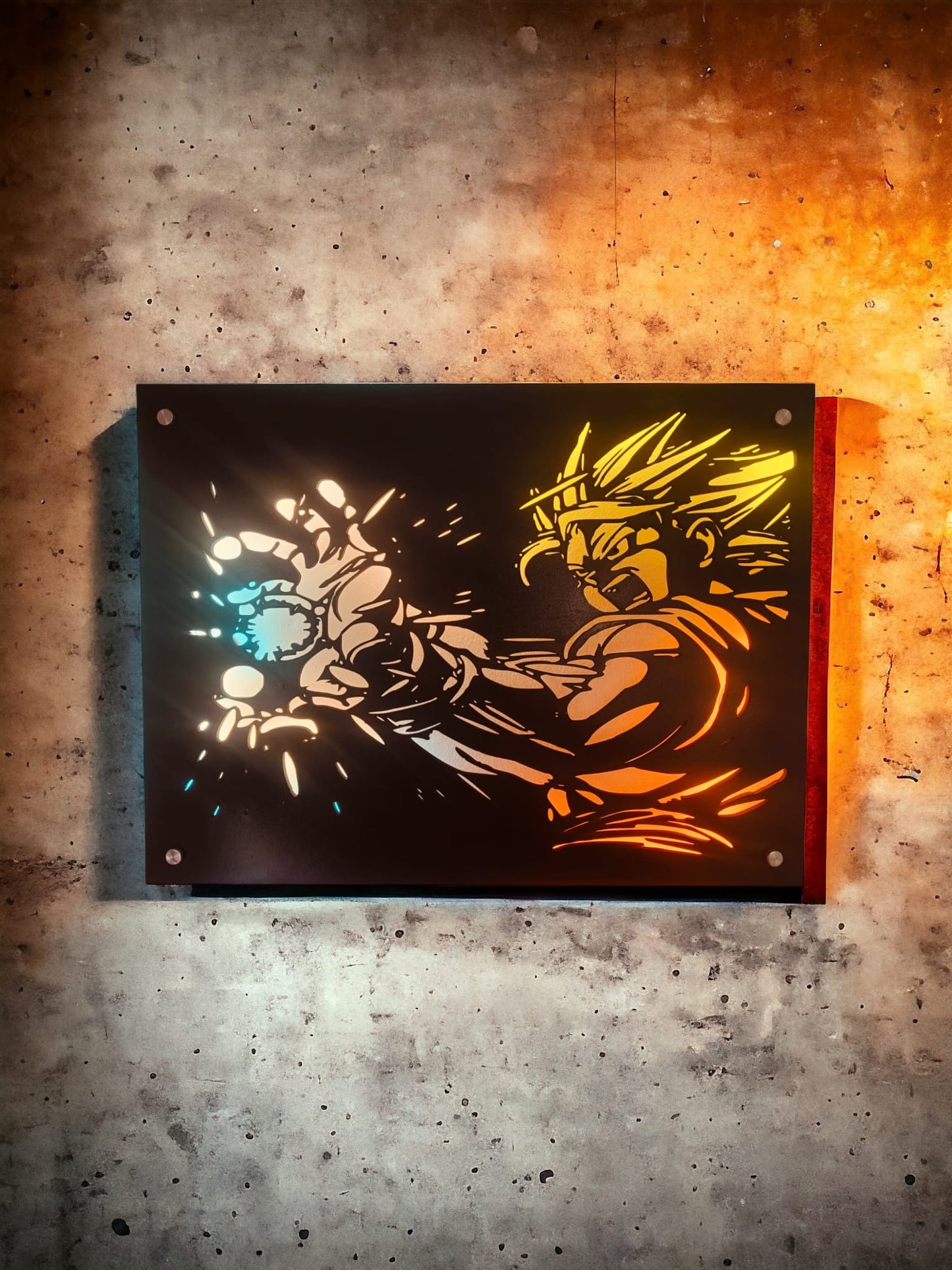 QUADRO LED - DRAGON BALL - KAMEHAMEHA