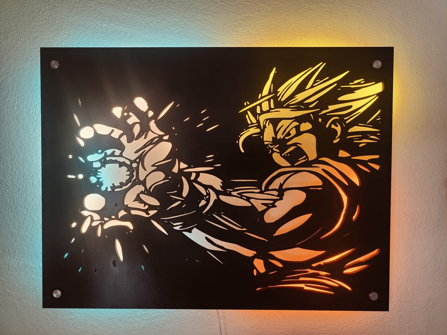 QUADRO LED - DRAGON BALL - KAMEHAMEHA