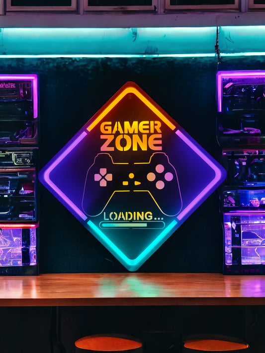 QUADRO LED -GAMER ZONE