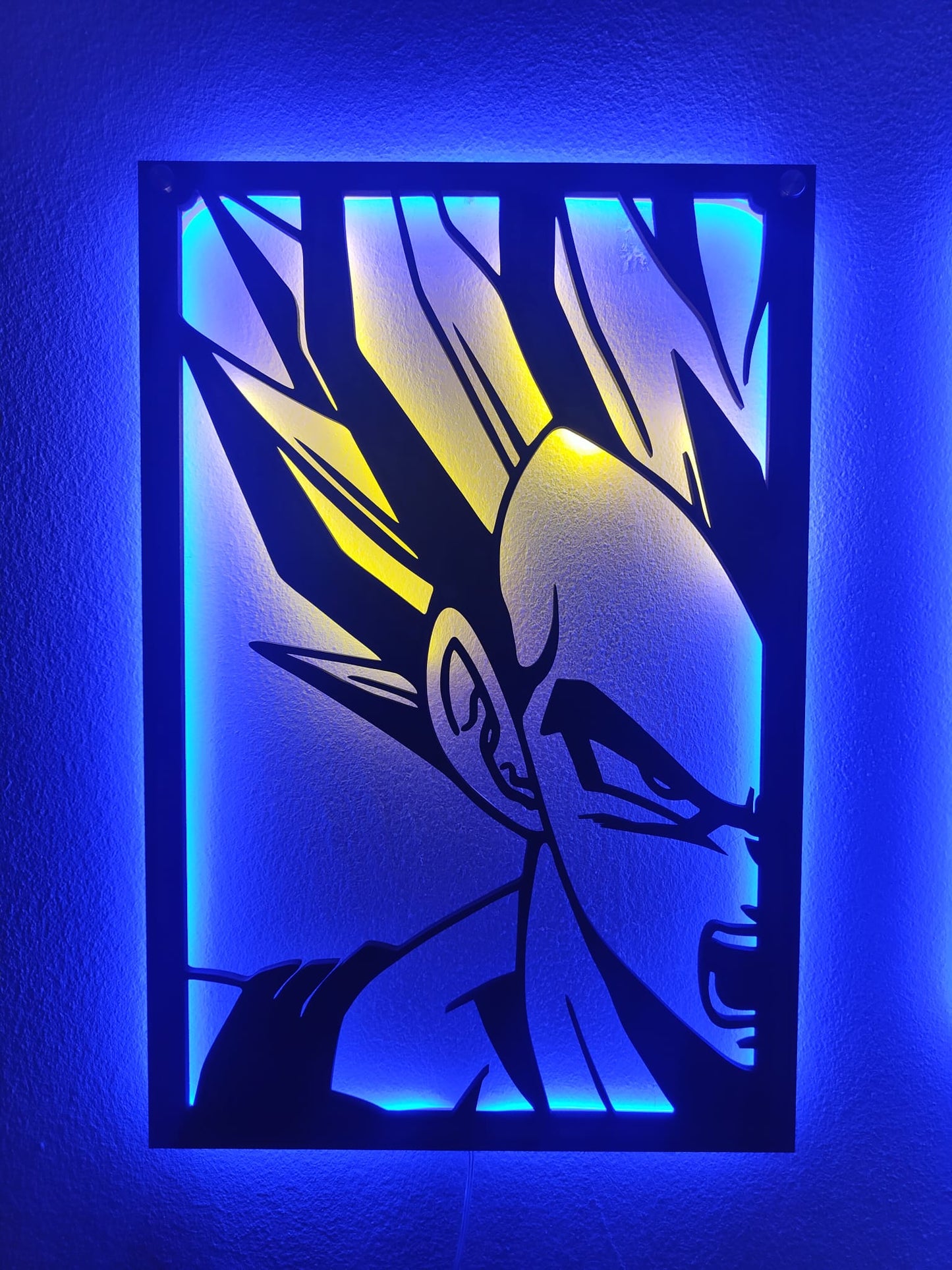 QUADRO LED - DRAGON BALL - VEGETA