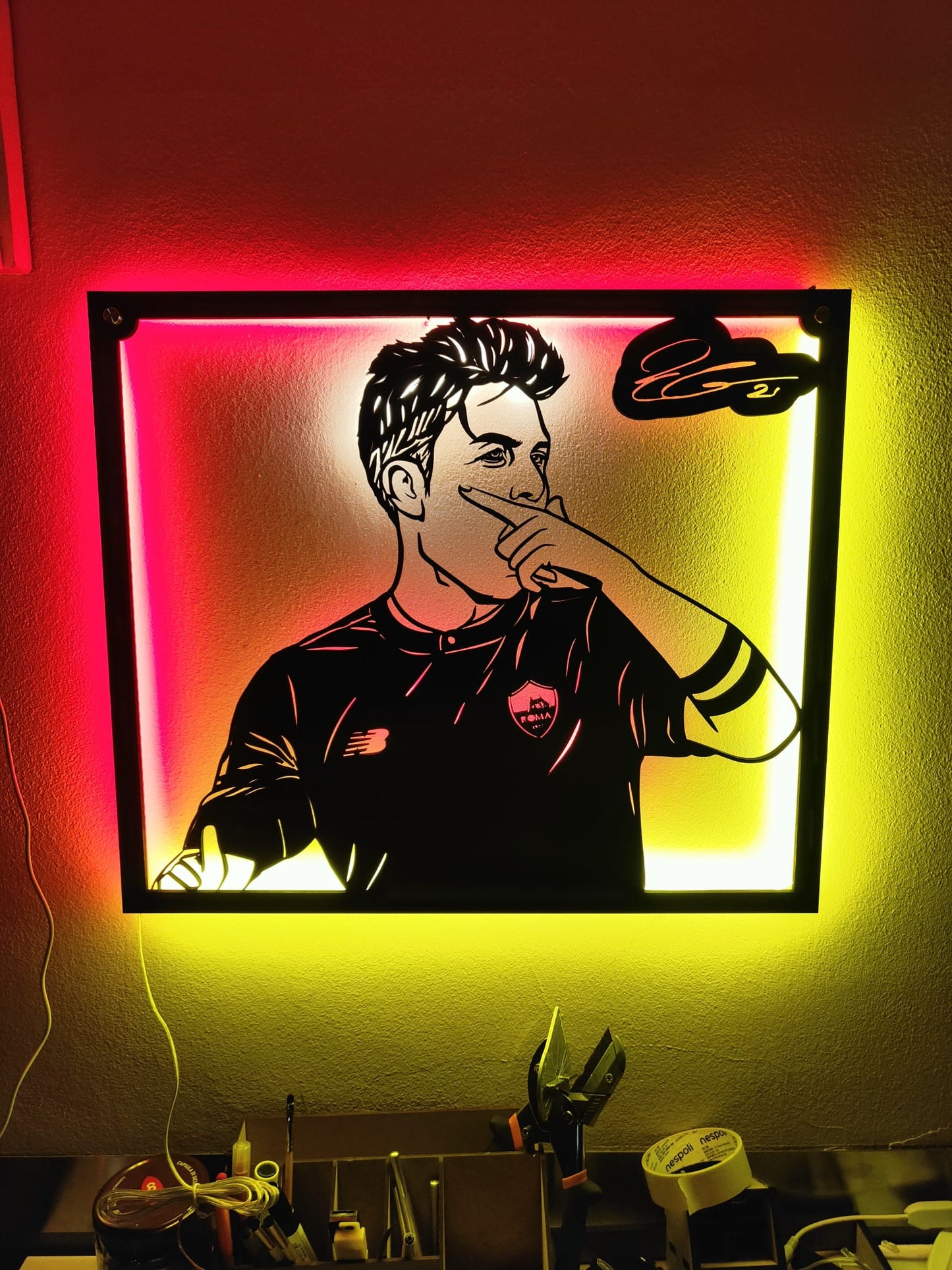 QUADRO LED - PAULO DYBALA ROMA