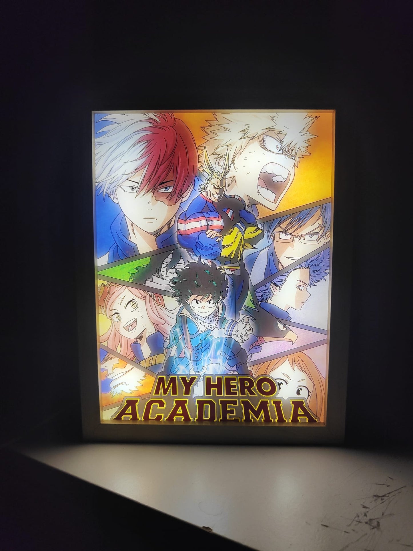 Cornice Luminosa Led My Hero Academia