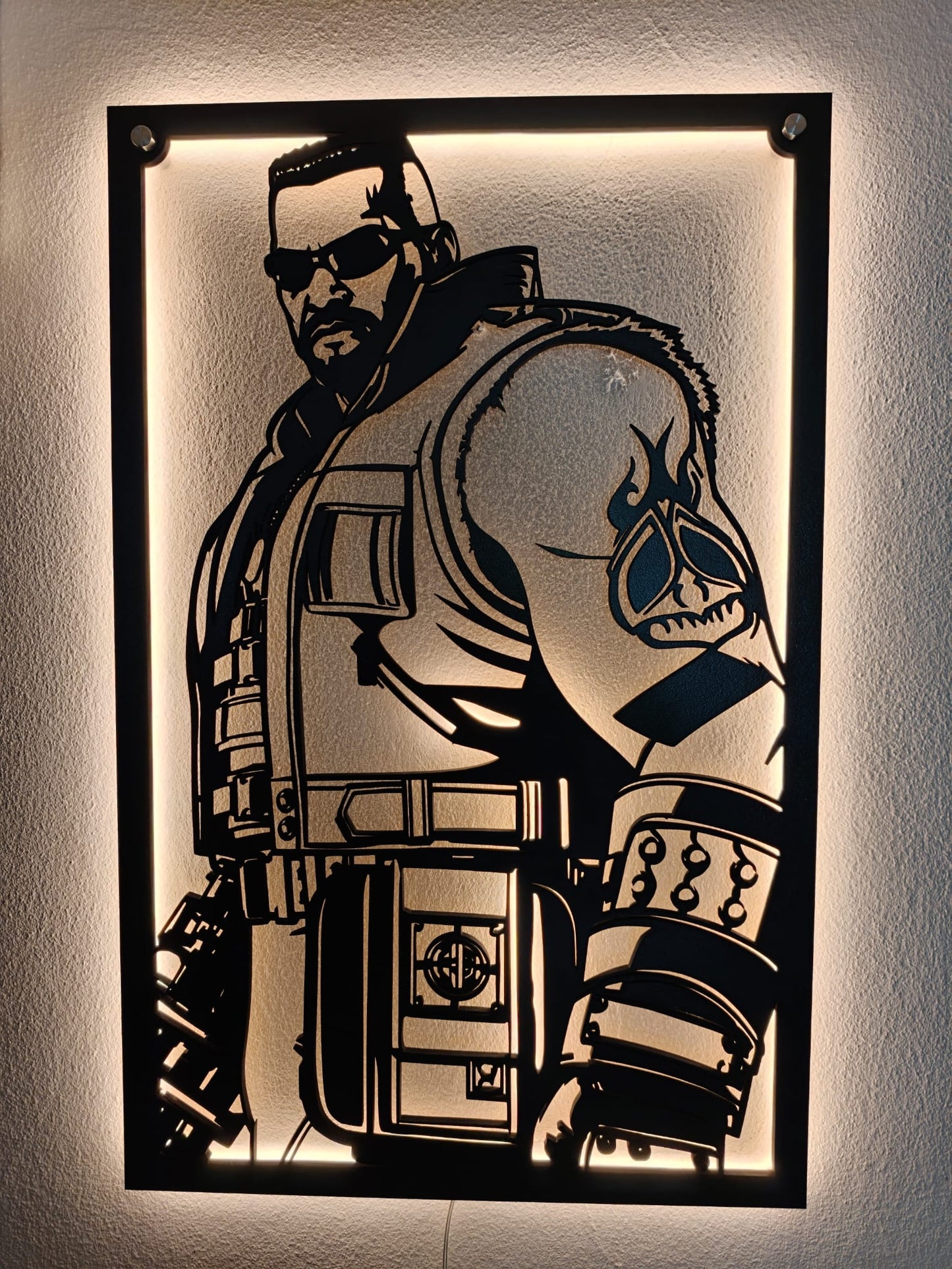 QUADRO LED - Final fantasy 7 - Barret Wallace